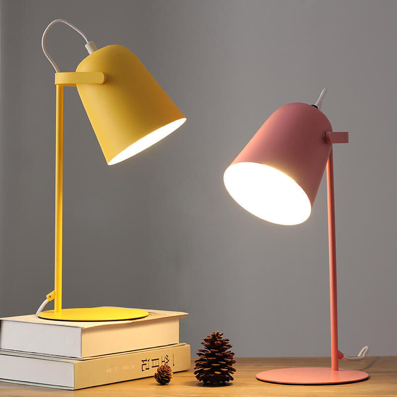 Elaruna | Lampada da Tavolo Moderna in Metallo con Base E26 per Camera da Letto e Soggiorno