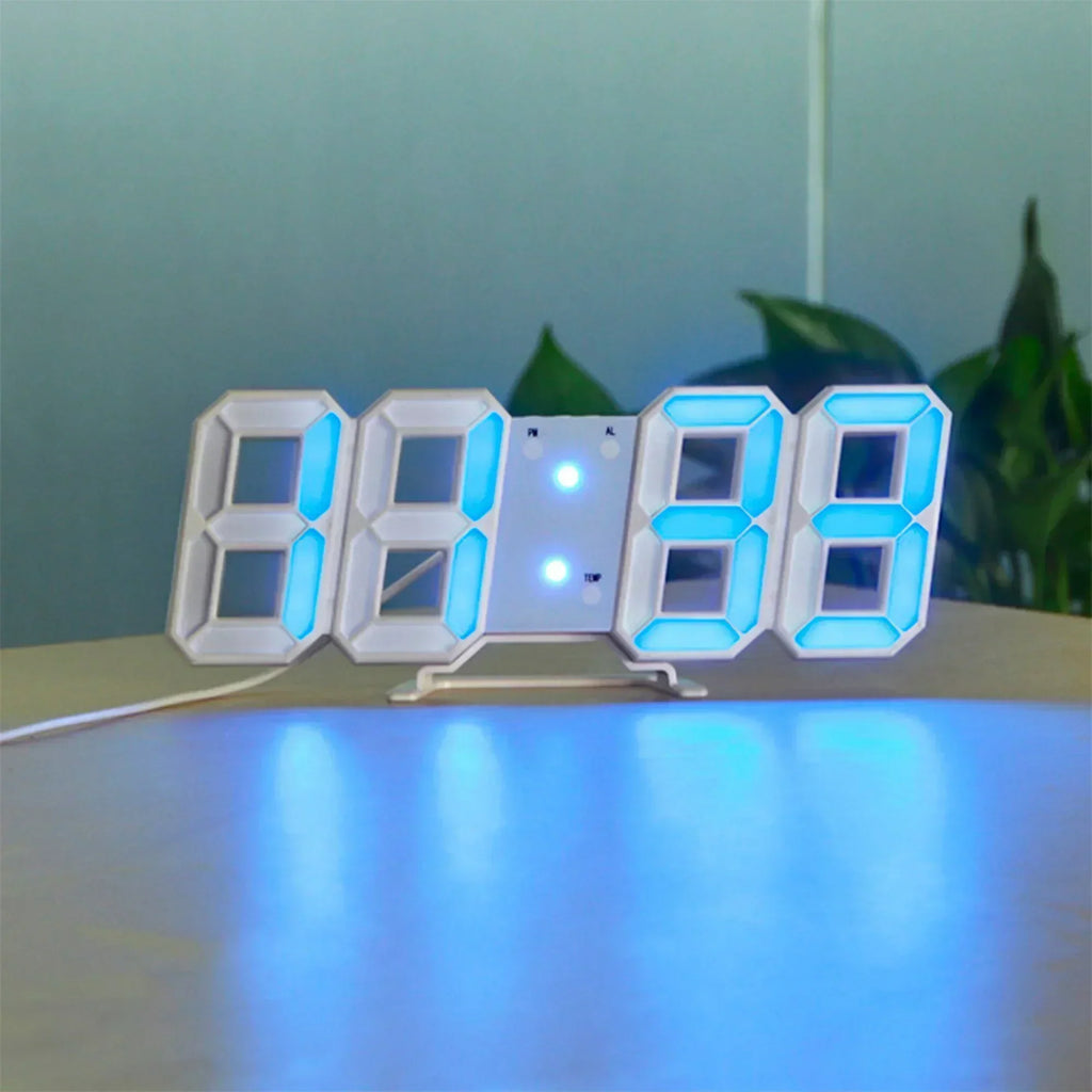 Orologio da Parete Digitale 3D LED – Design Moderno con Funzione Dimmer e Visibilità Ottimale