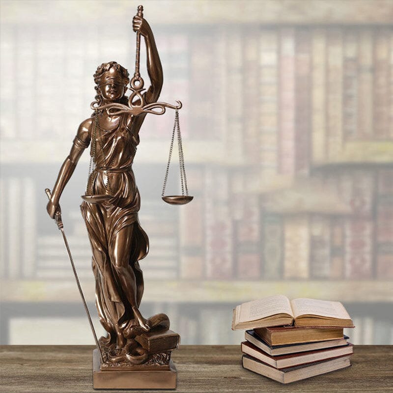 Brehn | Statua decorativa della Dea della Giustizia