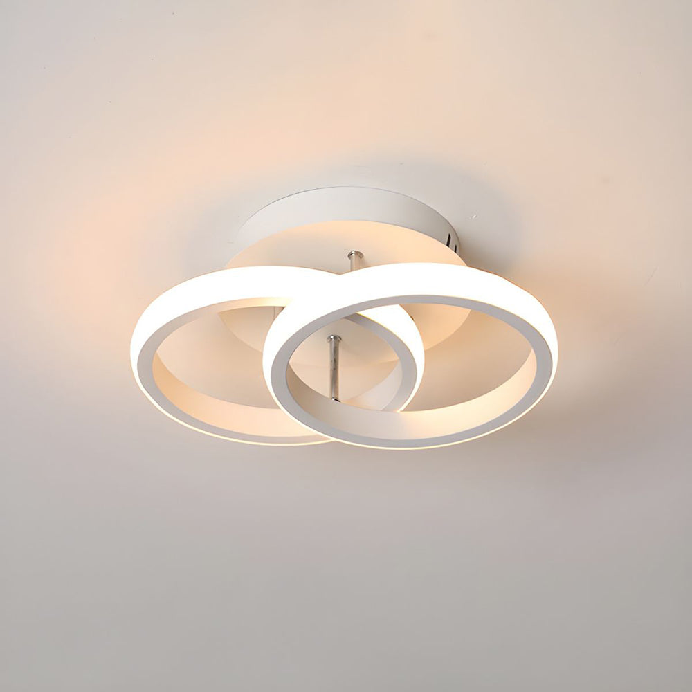 Skanto | Lampada da soffitto con LED e telaio in metallo nero