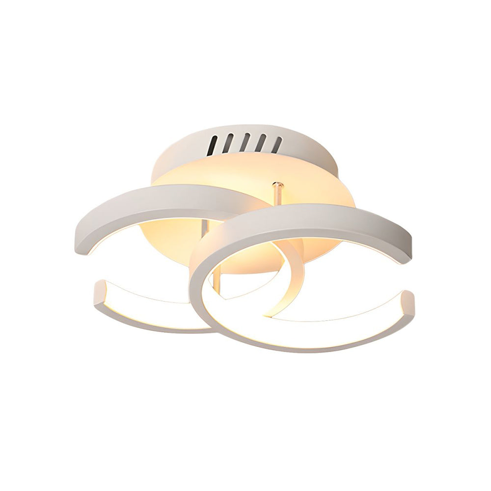 Skanto | Lampada da soffitto con LED e telaio in metallo nero