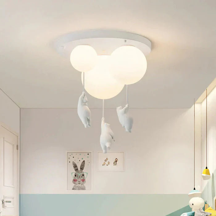 Lampada da soffitto per bambini con orso e palloncino - CloudBear | Brehn
