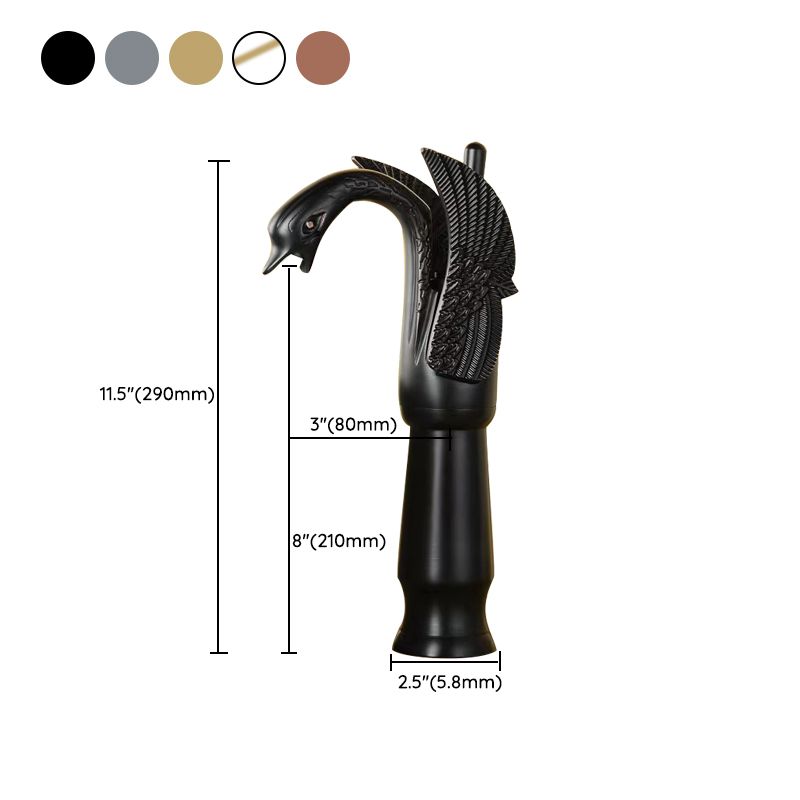 Rubinetto da bagno in ottone massiccio per lavabo con miscelatore monocomando per acqua calda e fredda