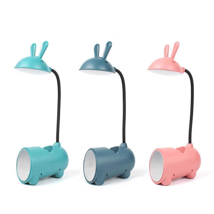 Lampada Touch LED Creativa con Portapenne | Funzione di Ricarica USB | Lampada da Scrivania | Decorazione per Stanza dei Bambini