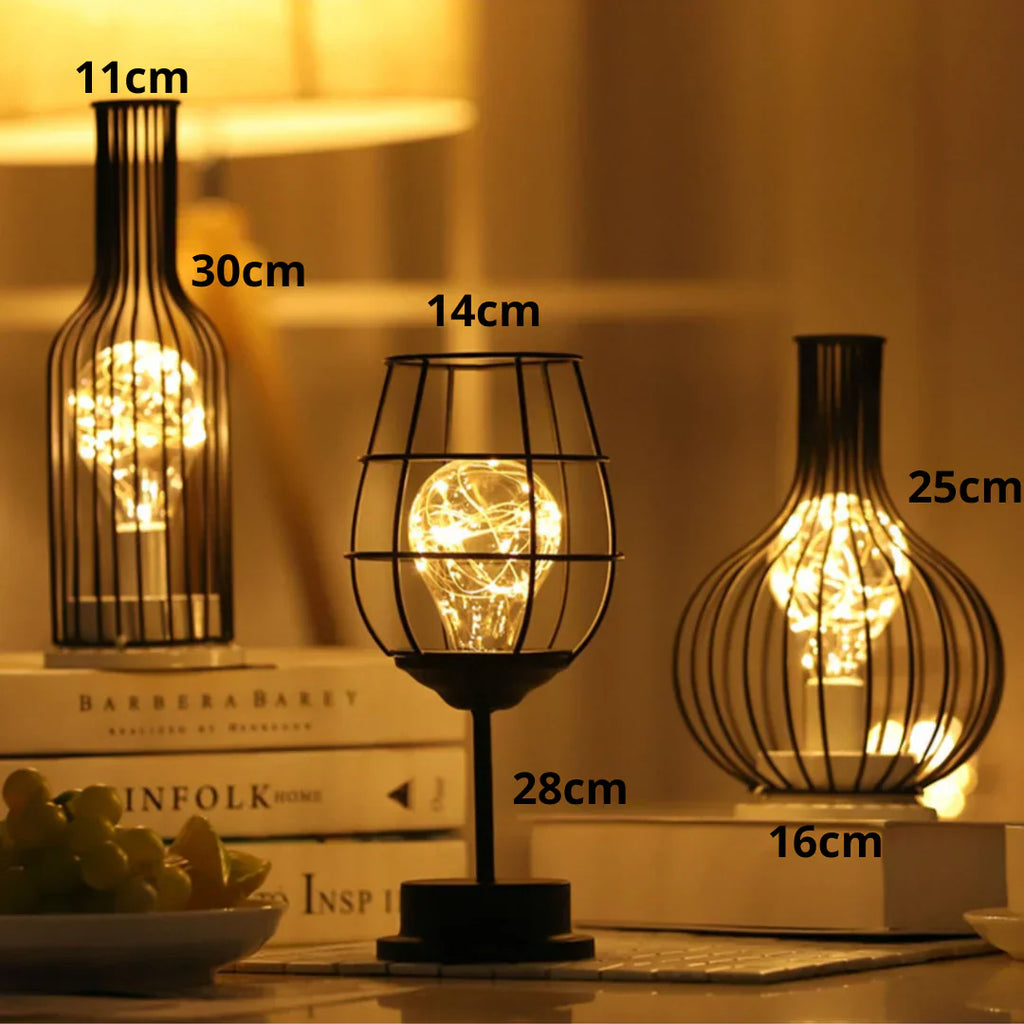 Lampada da tavolo LED wireless e stilosa