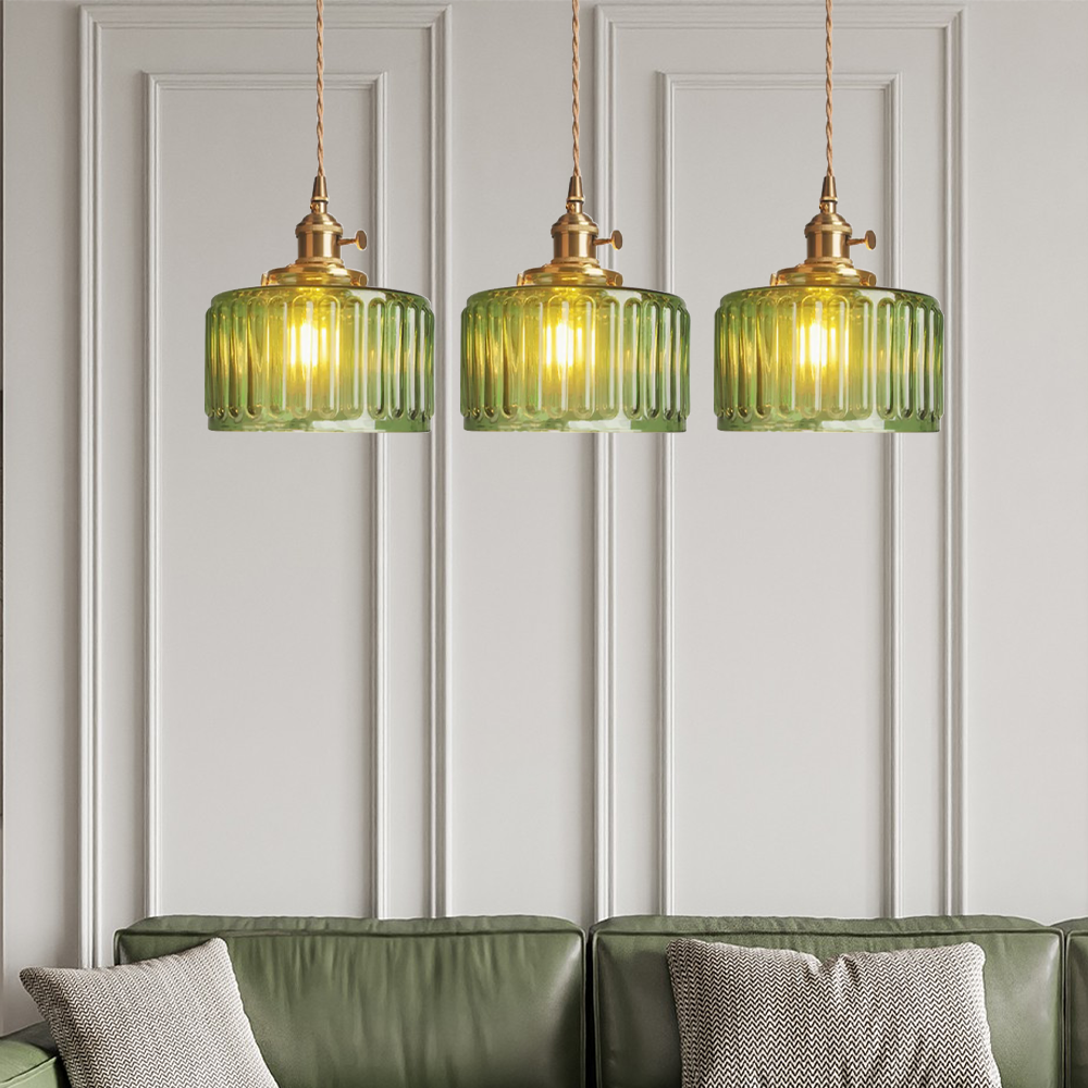 Lampadario Vintage in Cristallo - Celeste | Brehn