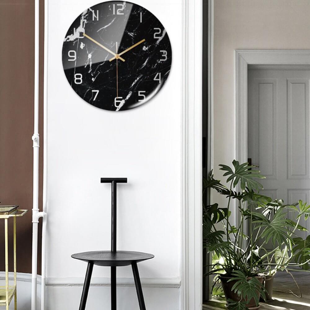 Orologio da Parete Elegante con Struttura in Marmo - MarbleTime