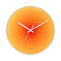 Orologio da parete in vetro di design
