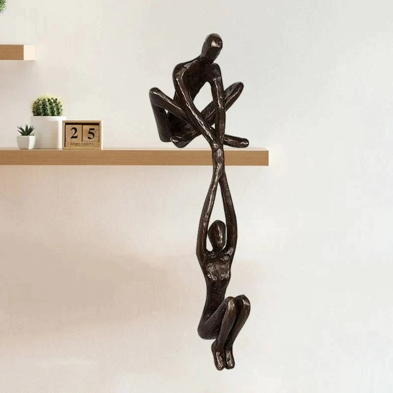 Lanoria - Scultura Statua Amore e Forza Decorativa