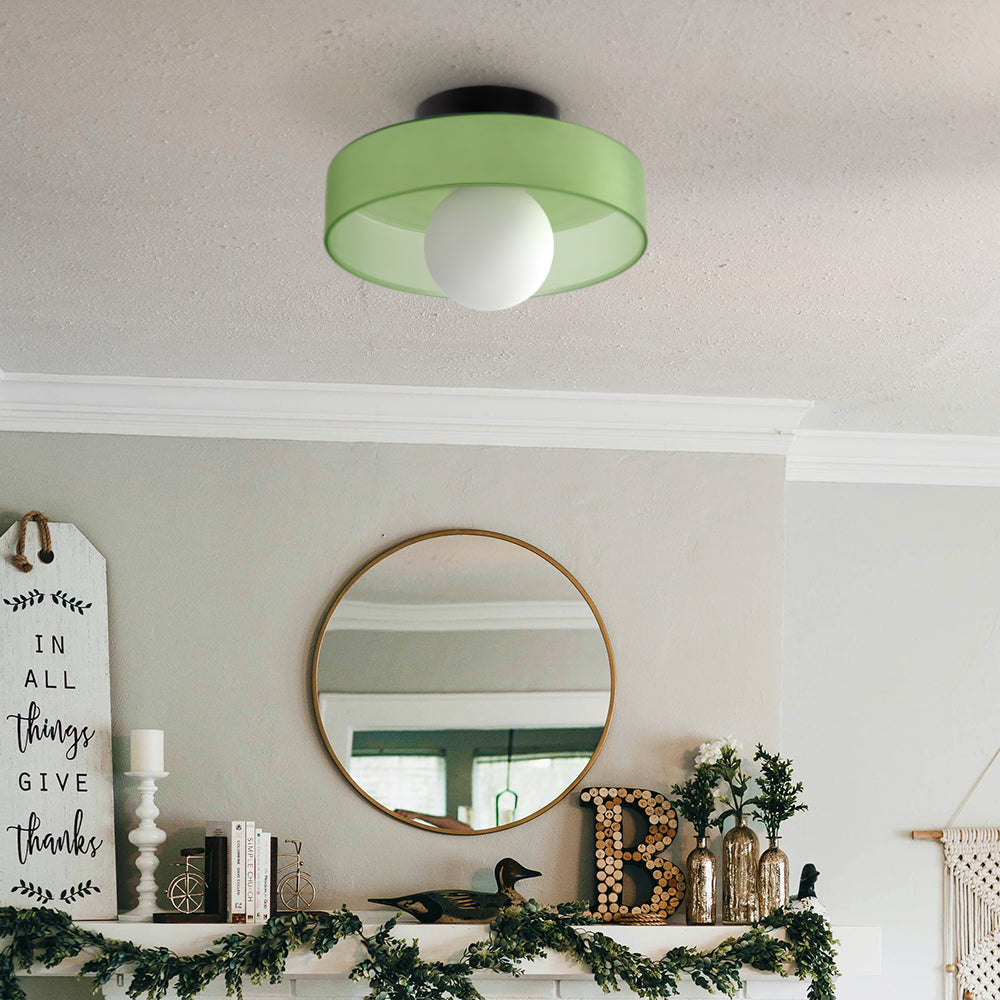 Illuminazione da soffitto a LED rotonda - Illuminazione moderna a risparmio energetico per decorazioni moderne per la casa e soffitti bassi