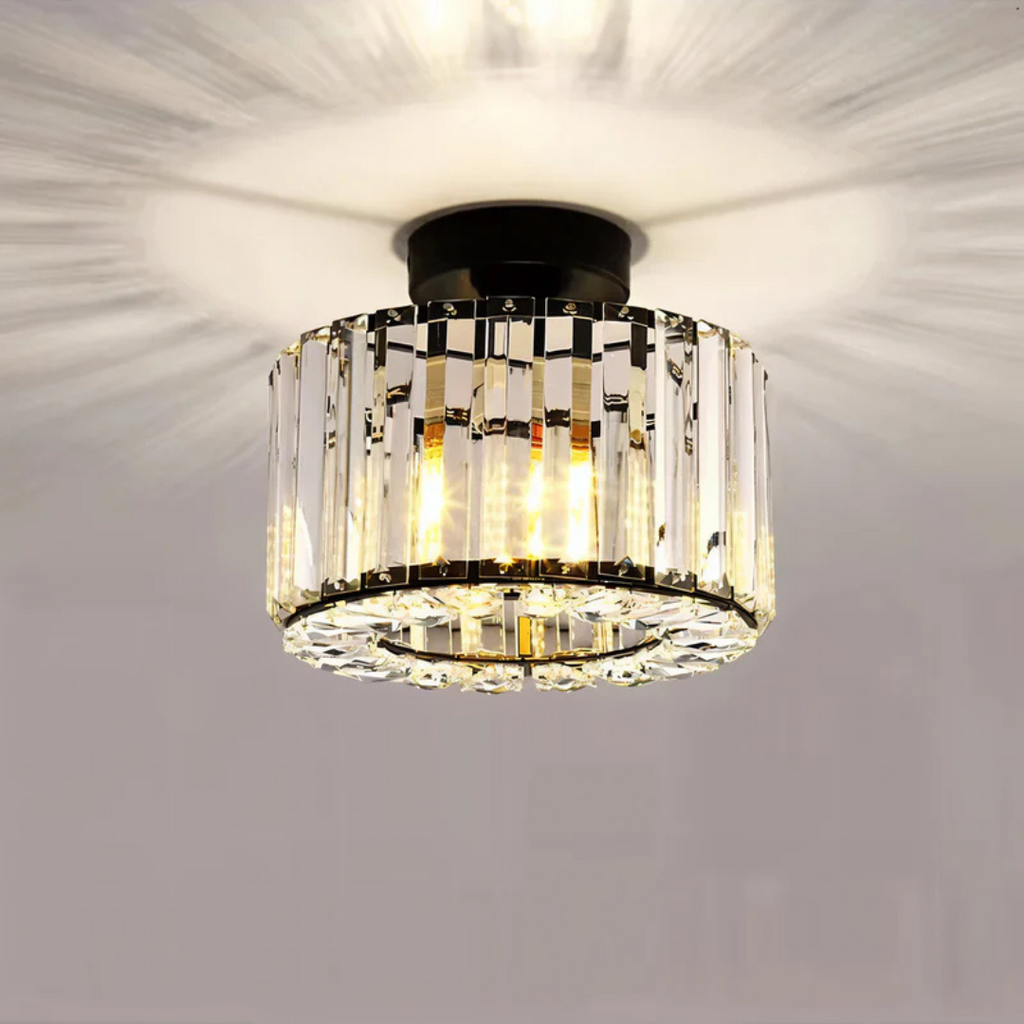 Skanto | Lampadario di Cristallo di Lusso | Illuminazione da Soffitto Brillante