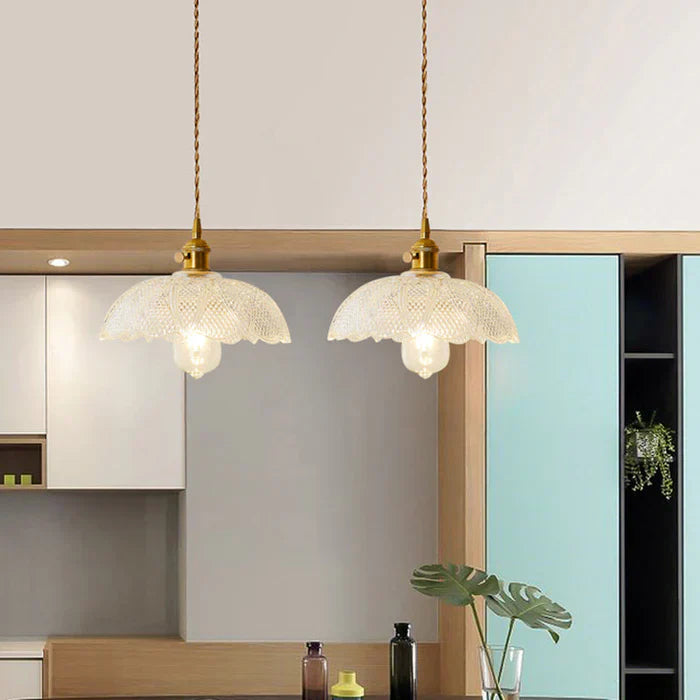 Skanto | Lampada a sospensione in vetro - OpulentGlow