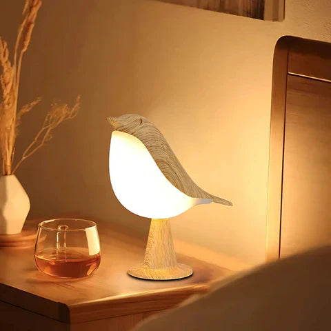 Skanto | Lampada Regolabile a Forma di Uccello | Diffusore di Aroma Portatile con Illuminazione Personalizzabile per Relax e Lettura