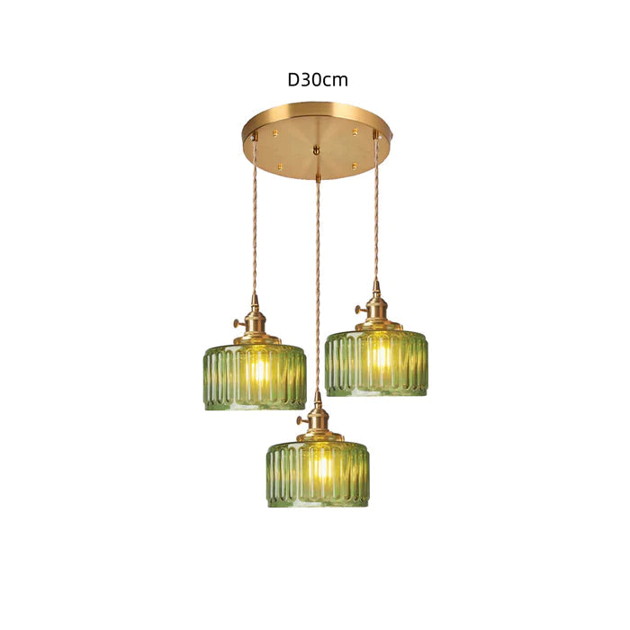 Lampadario Vintage in Cristallo - Celeste | Brehn
