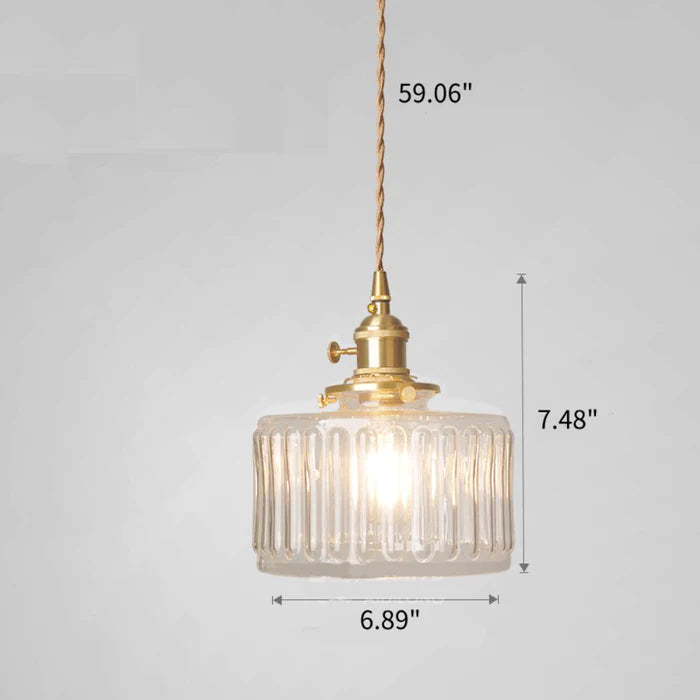 Lampadario Vintage in Cristallo - Celeste | Brehn