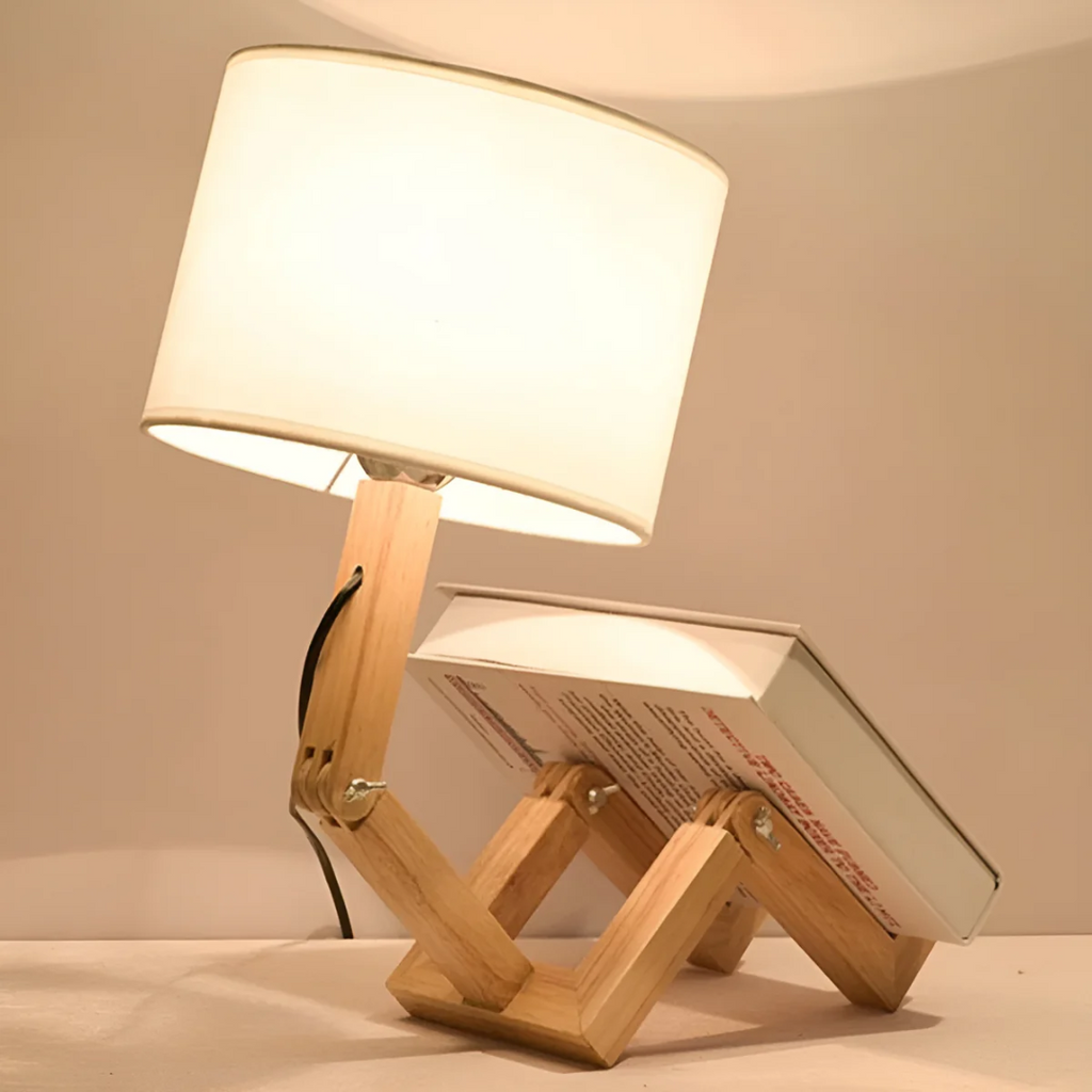 Rilna - Lampada da Tavolo in Legno Flessibile