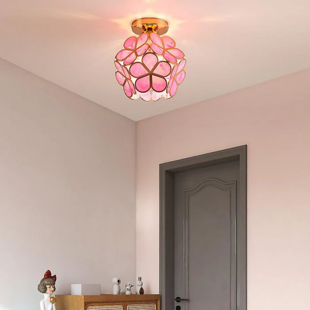 Zyvia - Lampada da soffitto in vetro di lusso