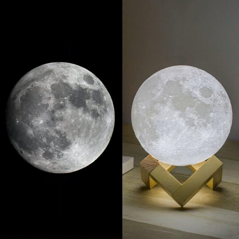Luce Notturna a Forma di Luna