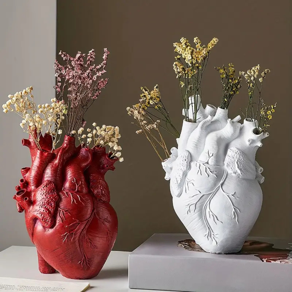 HeartVase Blomsterkrukke - Unico Vaso a Forma di Cuore