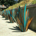 Piante di Agave Tequila in Metallo Antiruggine