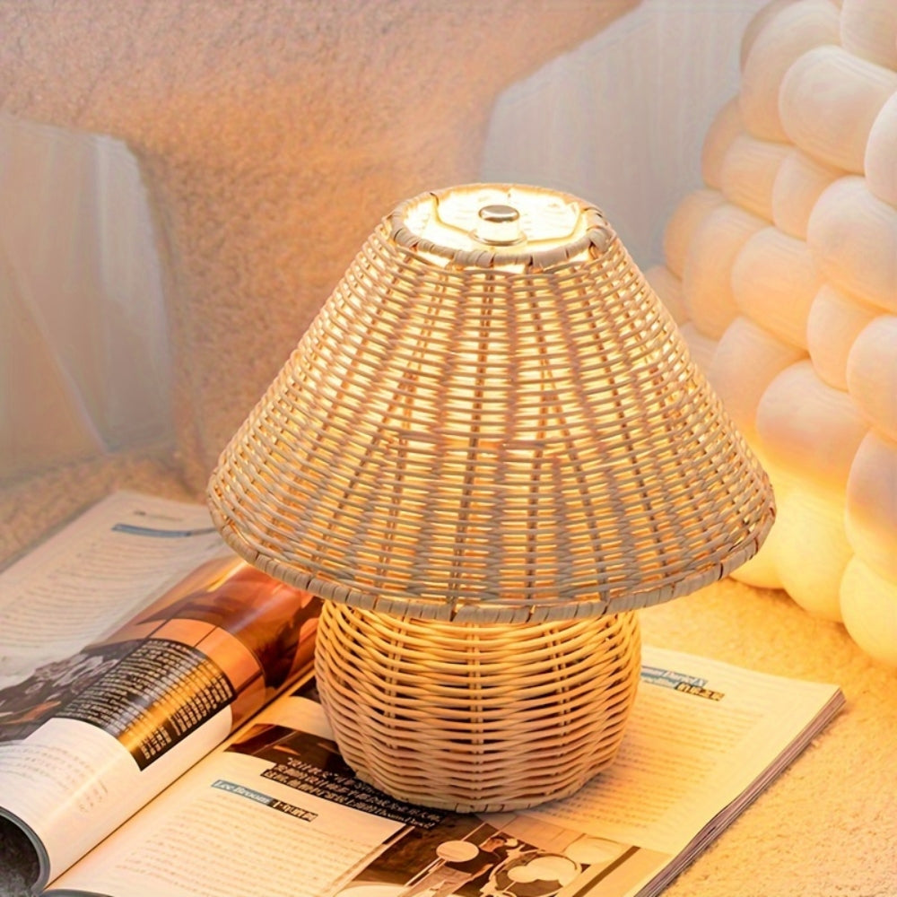 Skanto | Noya Lampada da Tavolo in Rattan Decorazione per la Casa