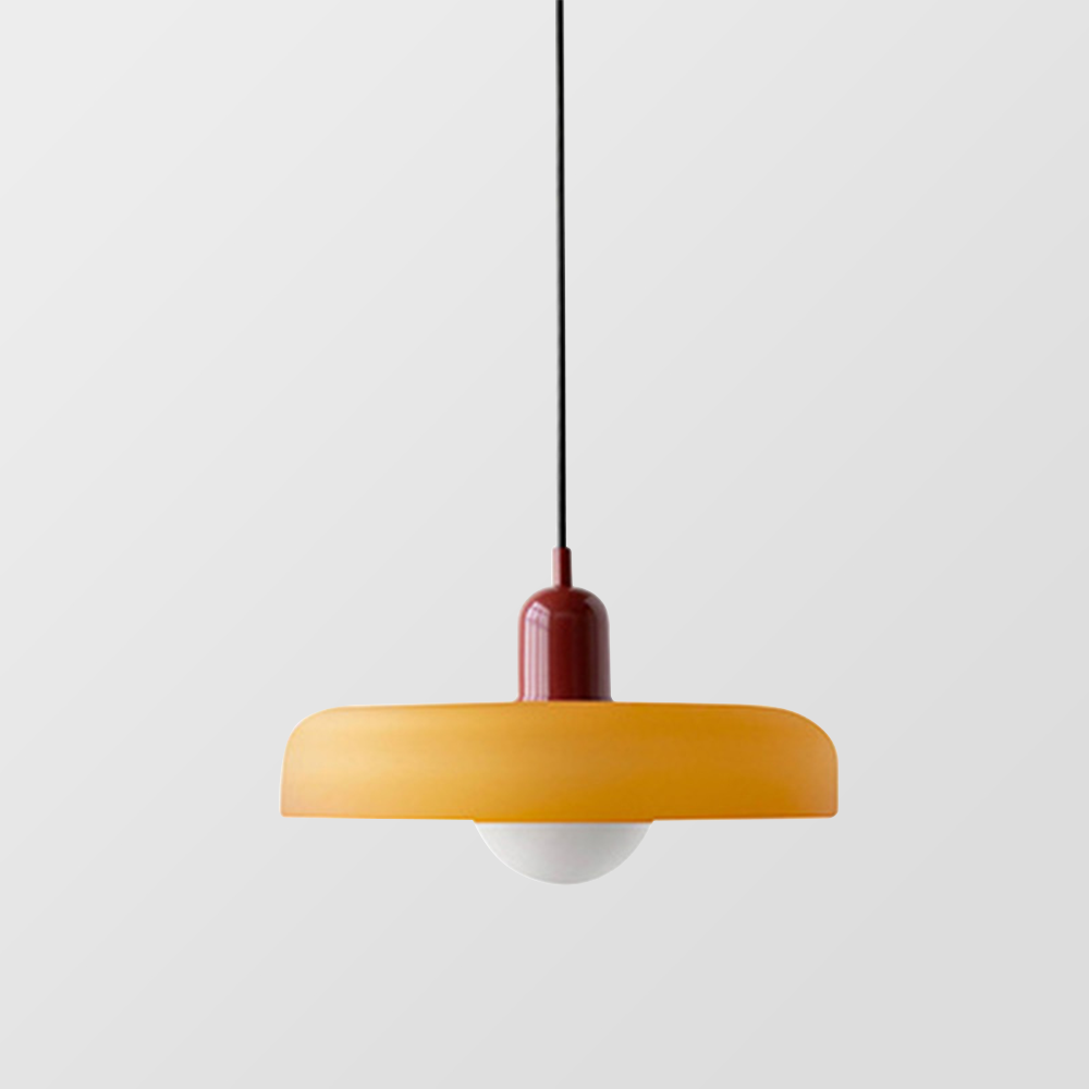 Lampada a sospensione in vetro colorato - BauLume