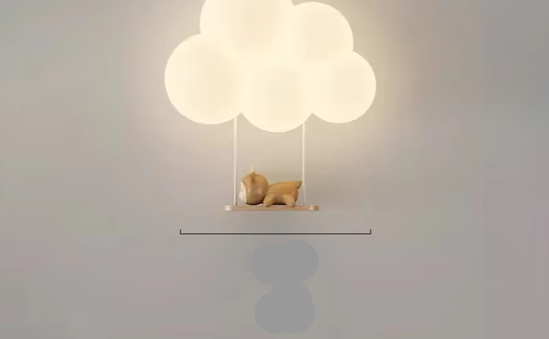 Magia della Luce nella Lampada da Parete per Bambini