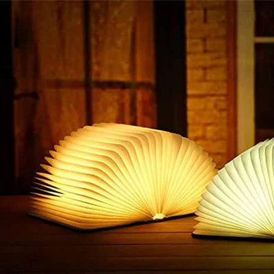 Lampada da libro pieghevole con luce LED calda - StoryGlow