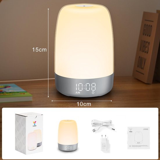 Aurora Wake-Up Light | Alba & Tramonto | Ricaricabile USB-C