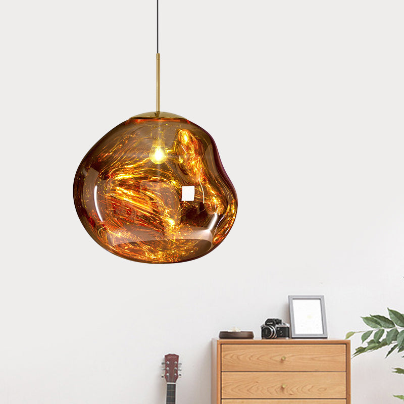 Lampada da soffitto in vetro moderno - LunaLux