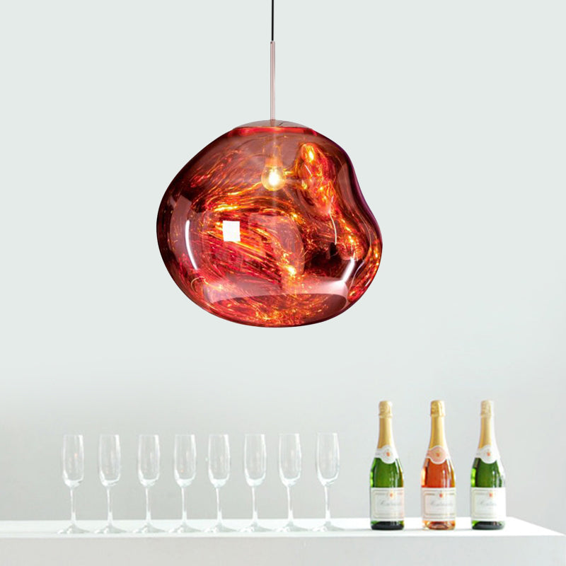 Lampada da soffitto in vetro moderno - LunaLux