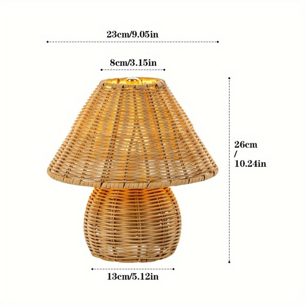 Skanto | Noya Lampada da Tavolo in Rattan Decorazione per la Casa