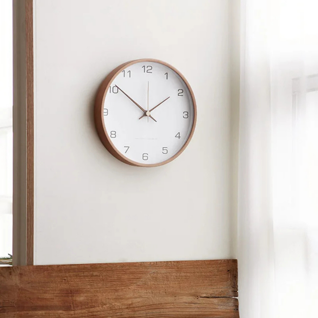 Transcend - Orologio da Parete in Legno Moderno