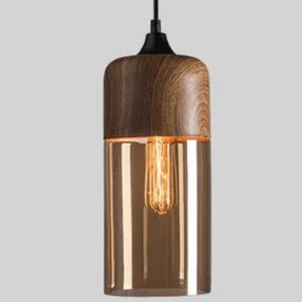 Lampada da Soffitto in Legno Scandinavo Elegante - NordLuna