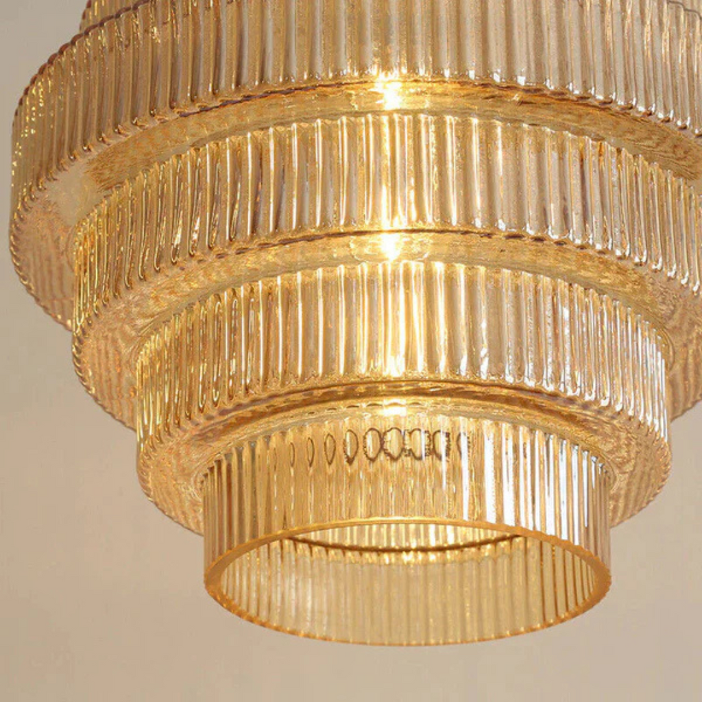 Hebes - Lampada a Sospensione Retro in Vetro