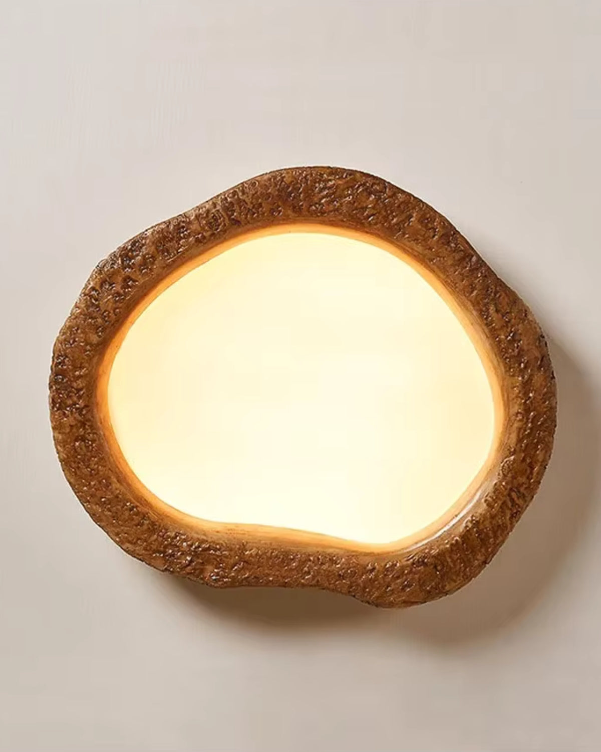 Nerelle | Lampada da soffitto in legno rustico con LED integrato per un'illuminazione interna calda