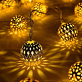 Catena luminosa solare impermeabile marocchina, l 12 metri, 100 lampadine LED, l 8