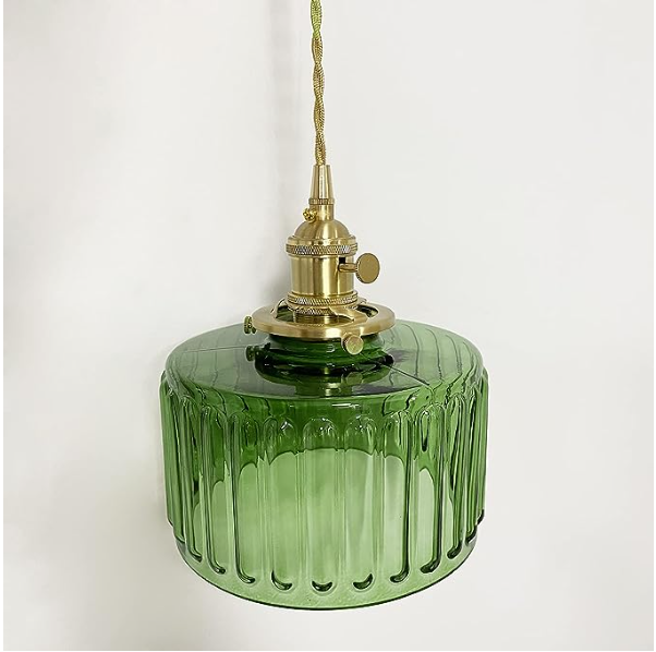 Lampadario Vintage in Cristallo - Celeste | Brehn