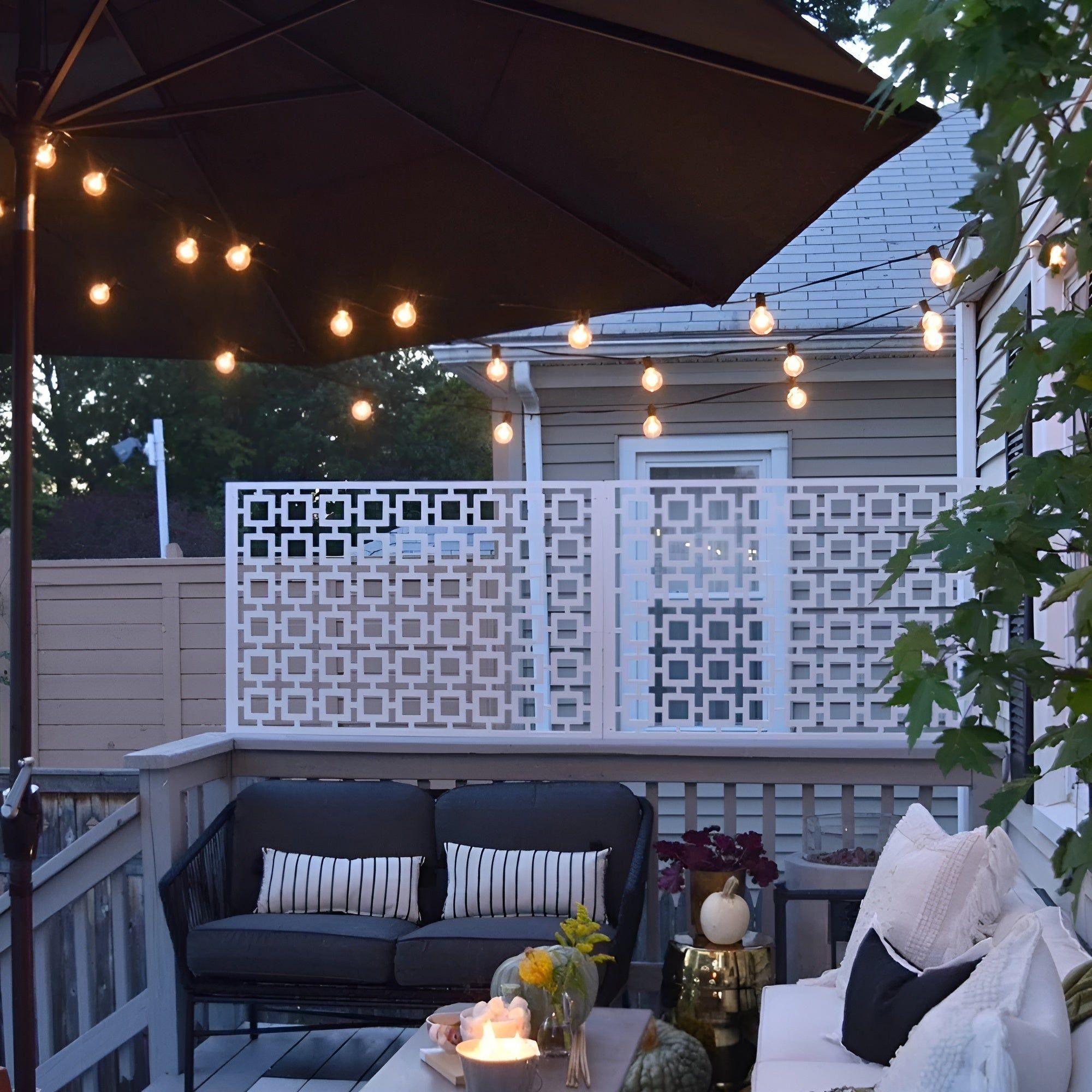 FairyFlicker Catene di Luci - Illuminazione di Terrazza Lussuosa con Protezione Impermeabile | Brehn