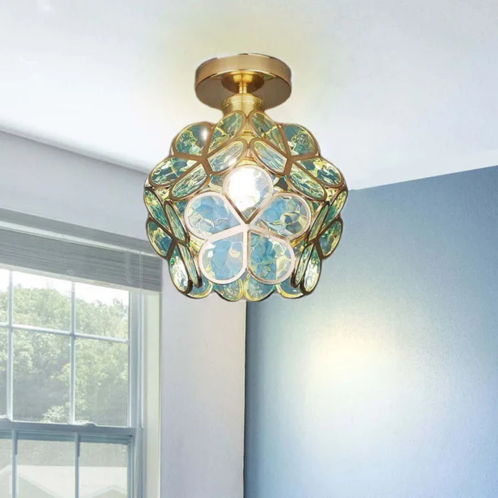 Lampada da soffitto in vetro di lusso