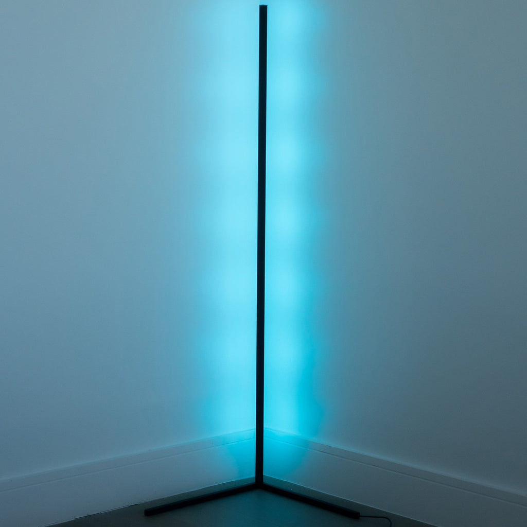 Lampada Angolare da Terra LED Dimmerabile Design Minimalista