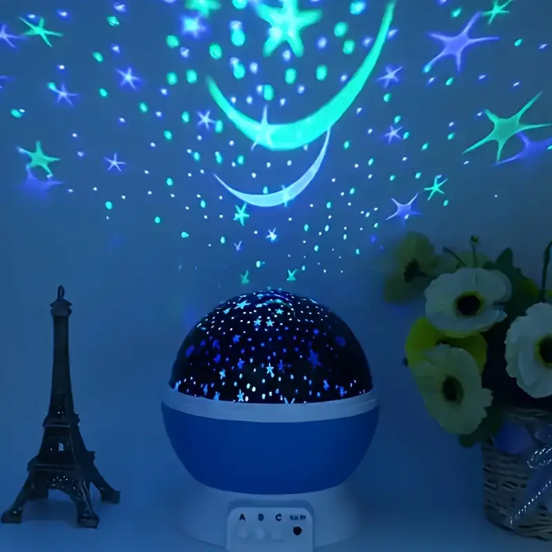 Lampada Notturna Cielo Stellato per Bambini – Proiettore LED Magico con Cambio Colore