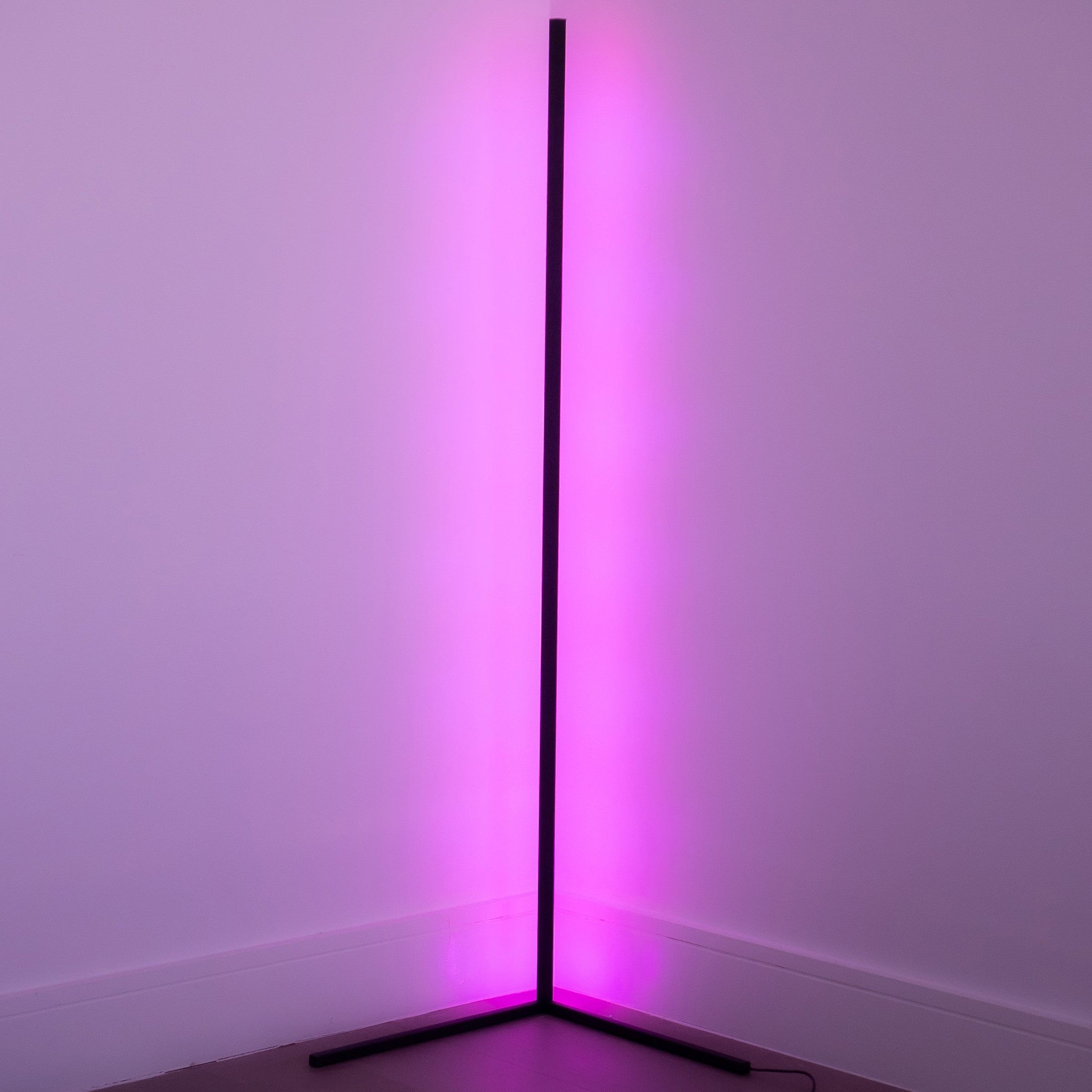 Nerithis - Lampada da Terra Angolare LED Dimmabile Design Minimalista