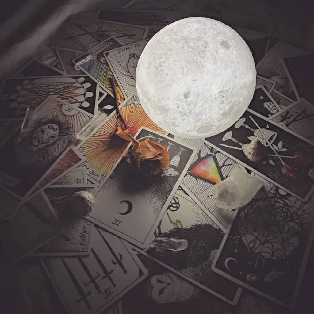 Lampada Lunare - Ricaricabile - Controllo Touch