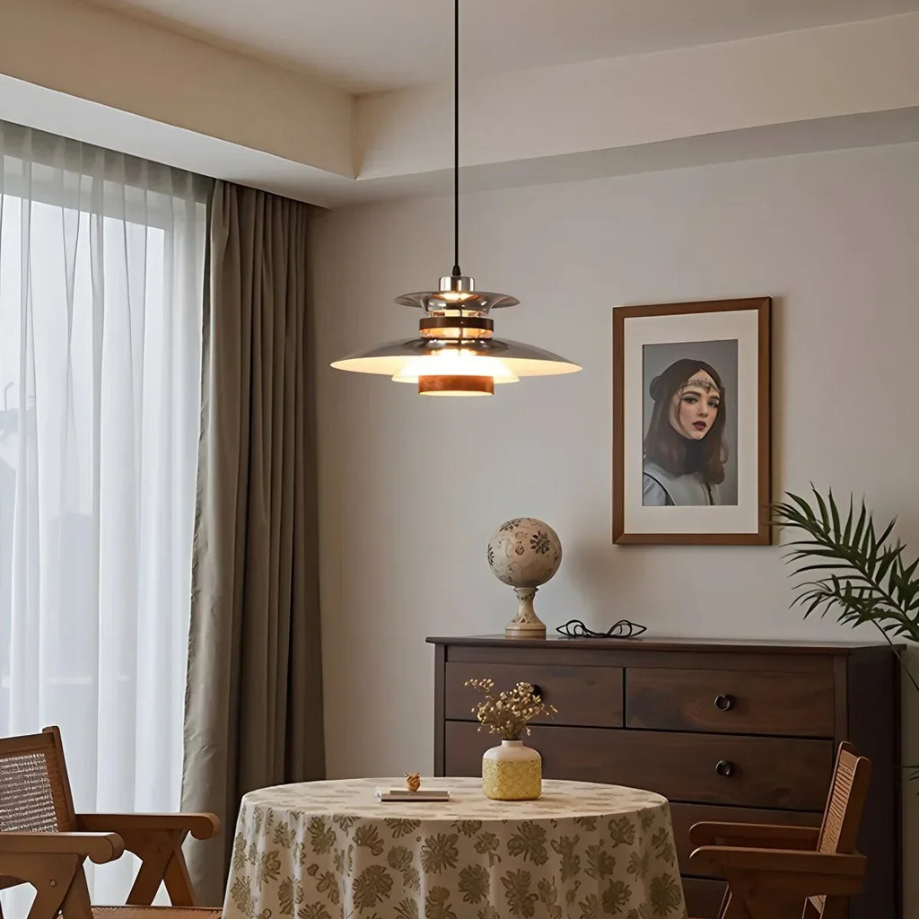 Ariyanae | Lampada a Sospensione UFO Moderna con LED Dimmerabile per Isola Cucina e Sala da Pranzo