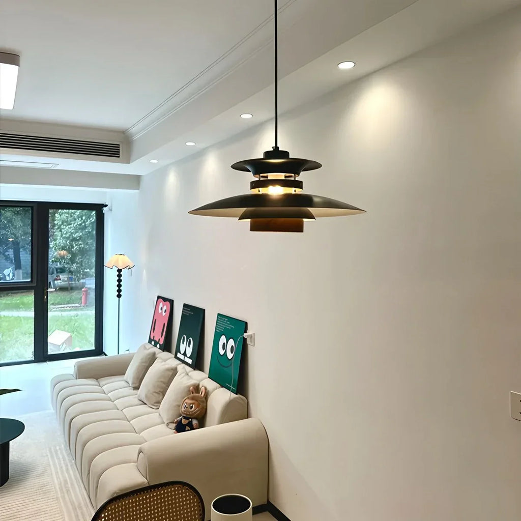 Ariyanae | Lampada a Sospensione UFO Moderna con LED Dimmerabile per Isola Cucina e Sala da Pranzo