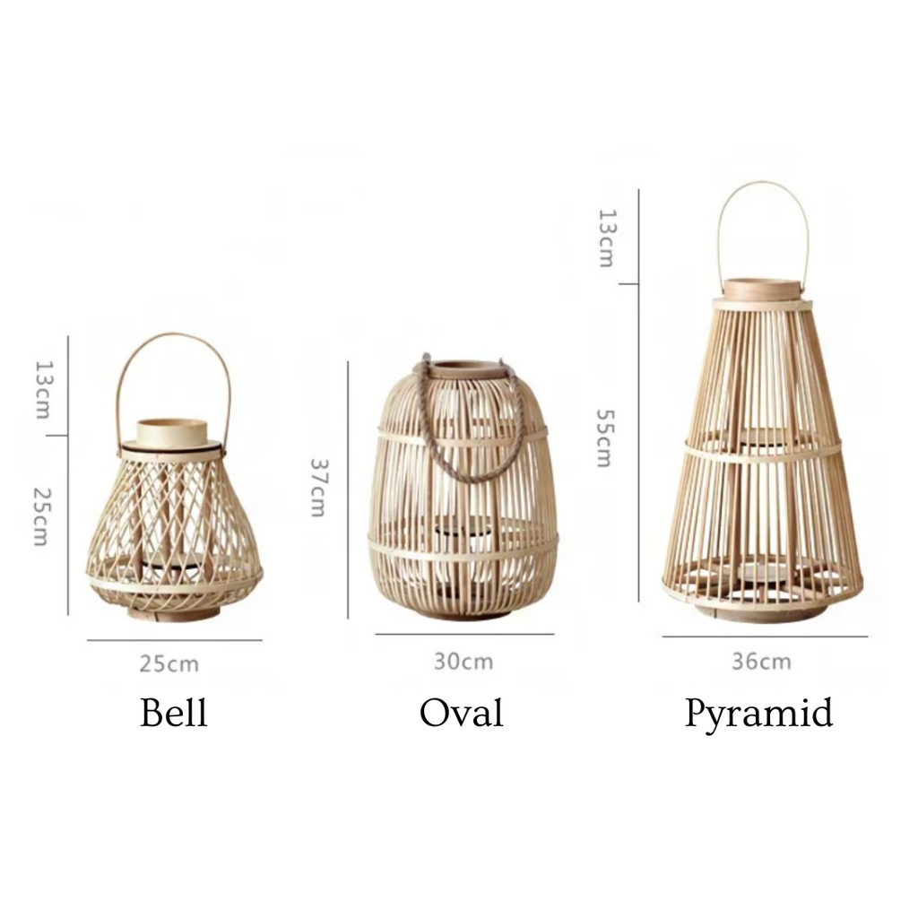 Lanterna in Rattan Bowlift