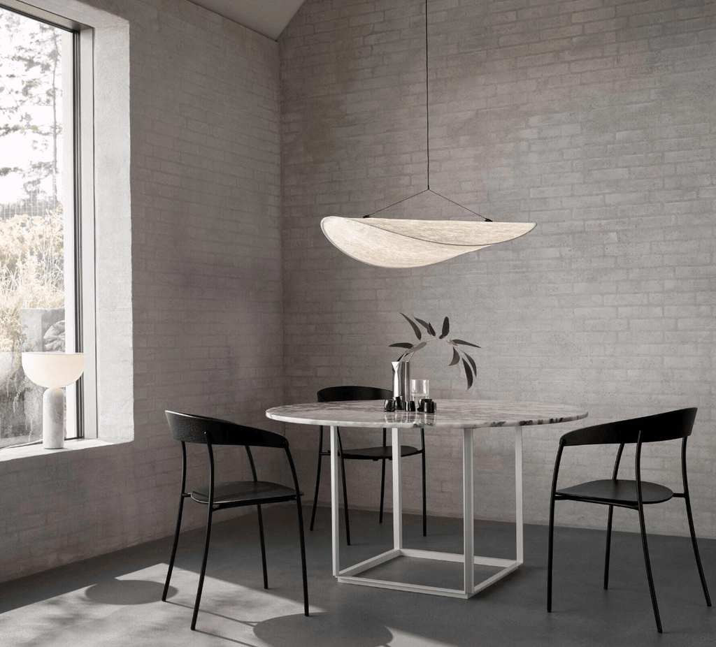 EleganceLoom - Lampada a sospensione in seta - Design moderno - Elegante e sofisticato