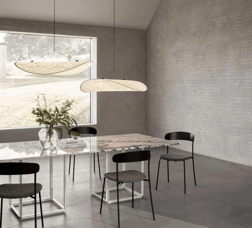 EleganceLoom - Lampada a sospensione in seta - Design moderno - Elegante e sofisticato