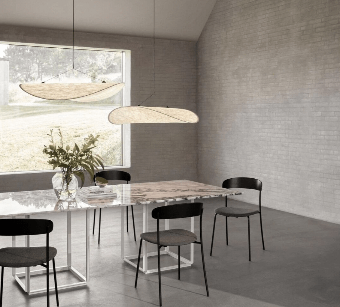EleganceLoom - Lampada a sospensione in seta - Design moderno - Elegante e sofisticato